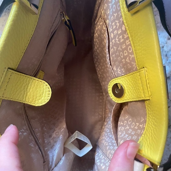 Kate Spade Houston Street Leo Satchel Crossbody Yellow Two Toned Limonce… - Picture 8 of 12